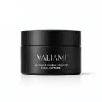 Masque Exfoliant Fondant Éclat Suprême VALIAMI - pot noir mat